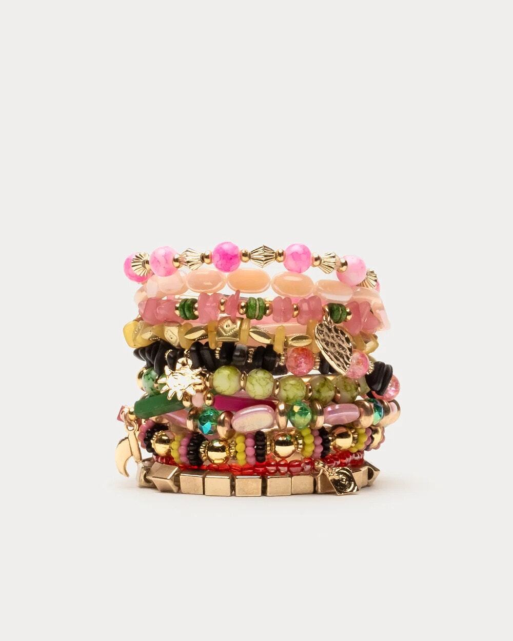 Frances Valentine Palm Royale Stacked Bracelet